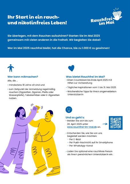 Informationsblatt für Raucher:innen
