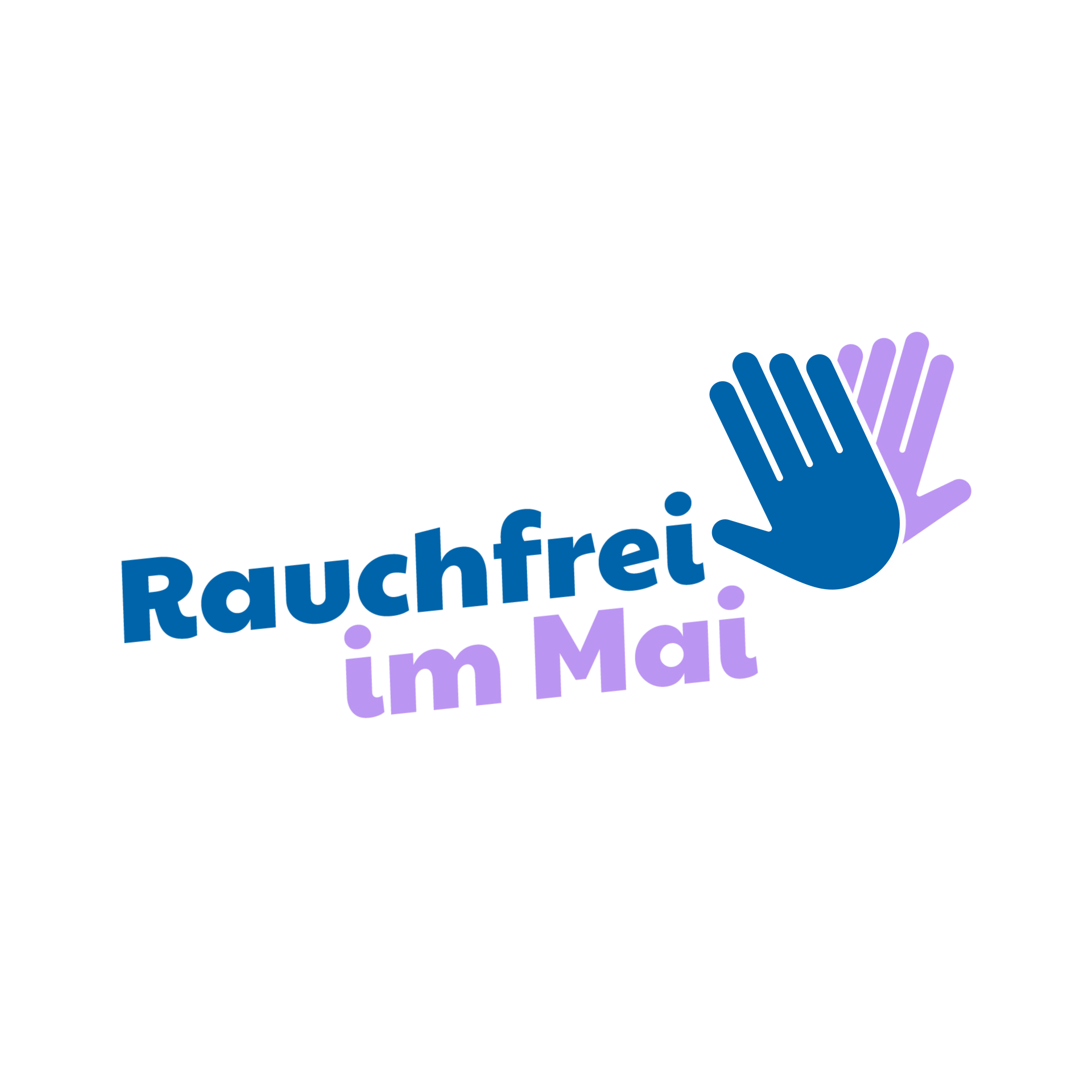 Das Rauchfrei im Mai Logo, animiert, Version 1